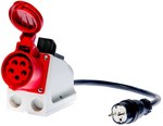 Adapter gniazd trójfazowych 16 A do PAT przełączany